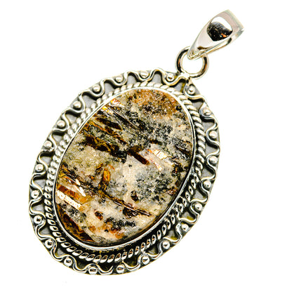 Astrophyllite Pendants handcrafted by Ana Silver Co - PD11492