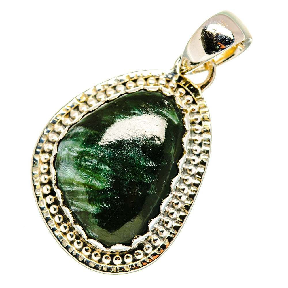 Seraphinite Pendants handcrafted by Ana Silver Co - PD11502