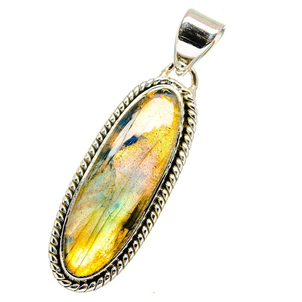 Labradorite Pendants handcrafted by Ana Silver Co - PD11504