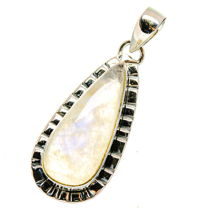Rainbow Moonstone Pendants handcrafted by Ana Silver Co - PD11516