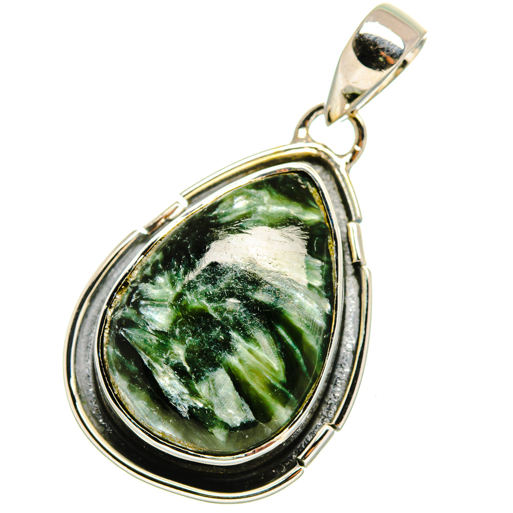 Seraphinite Pendants handcrafted by Ana Silver Co - PD11525