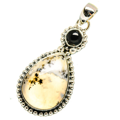 Dendritic Opal Pendants handcrafted by Ana Silver Co - PD11535