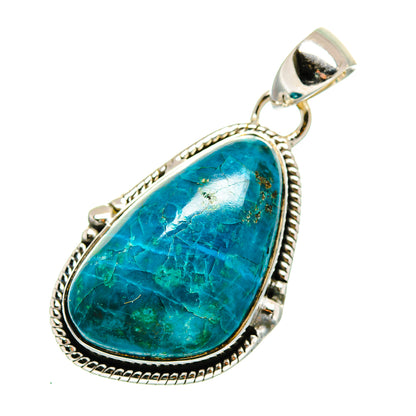 Chrysocolla Pendants handcrafted by Ana Silver Co - PD11540