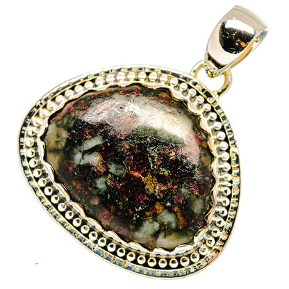 Russian Eudialyte Pendants handcrafted by Ana Silver Co - PD11542