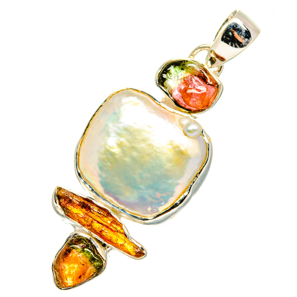 Mother Of Pearl Pendants handcrafted by Ana Silver Co - PD11560