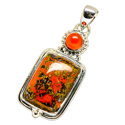 Moroccan Agate Pendants handcrafted by Ana Silver Co - PD11570