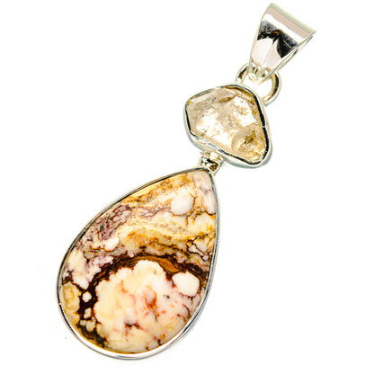Peanut Wood Jasper Pendants handcrafted by Ana Silver Co - PD11572