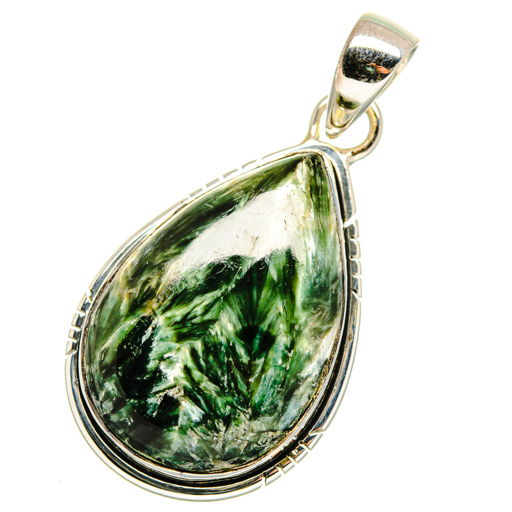 Seraphinite Pendants handcrafted by Ana Silver Co - PD11576