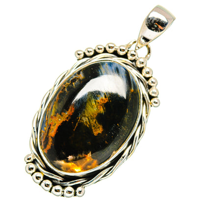 Pietersite Pendants handcrafted by Ana Silver Co - PD11584