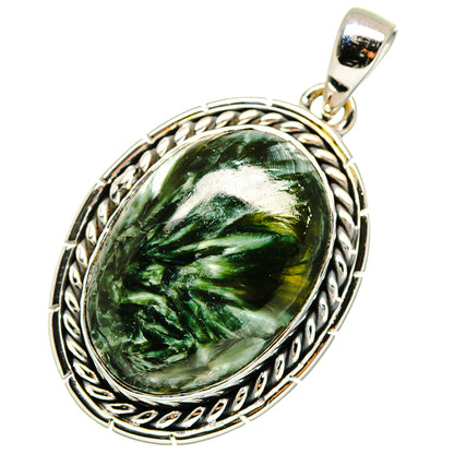 Seraphinite Pendants handcrafted by Ana Silver Co - PD11585