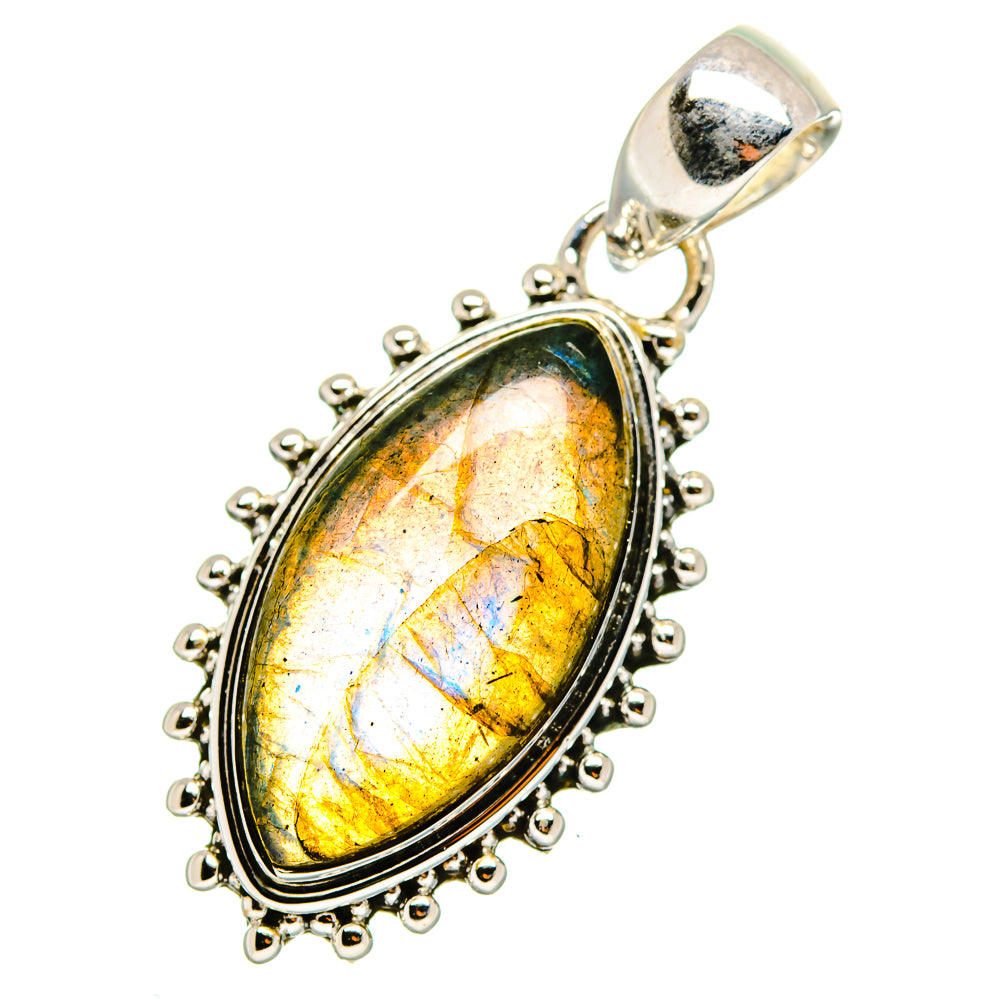 Labradorite Pendants handcrafted by Ana Silver Co - PD11588