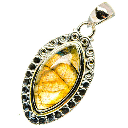 Labradorite Pendants handcrafted by Ana Silver Co - PD11595