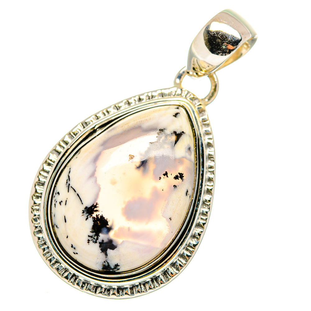 Dendritic Opal Pendants handcrafted by Ana Silver Co - PD11599