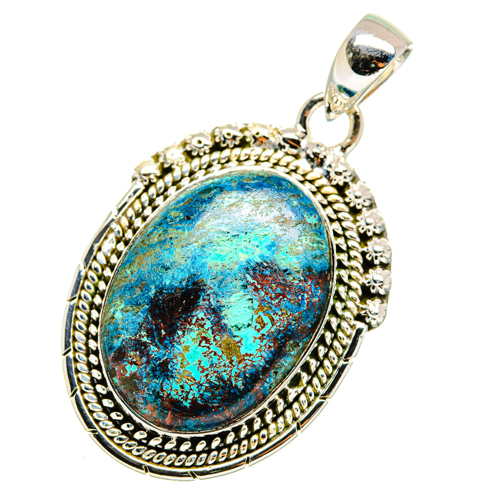 Shattuckite Pendants handcrafted by Ana Silver Co - PD11611