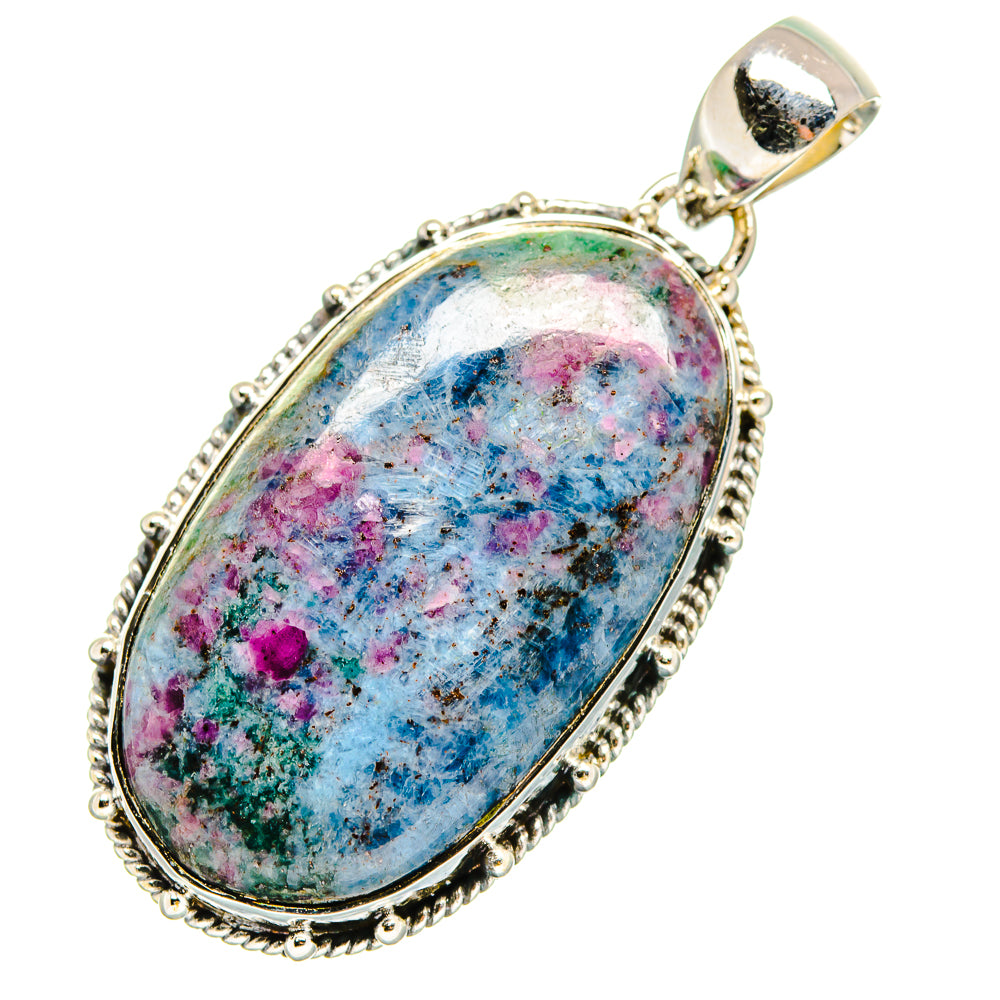 Ruby Fuchsite Pendants handcrafted by Ana Silver Co - PD11616