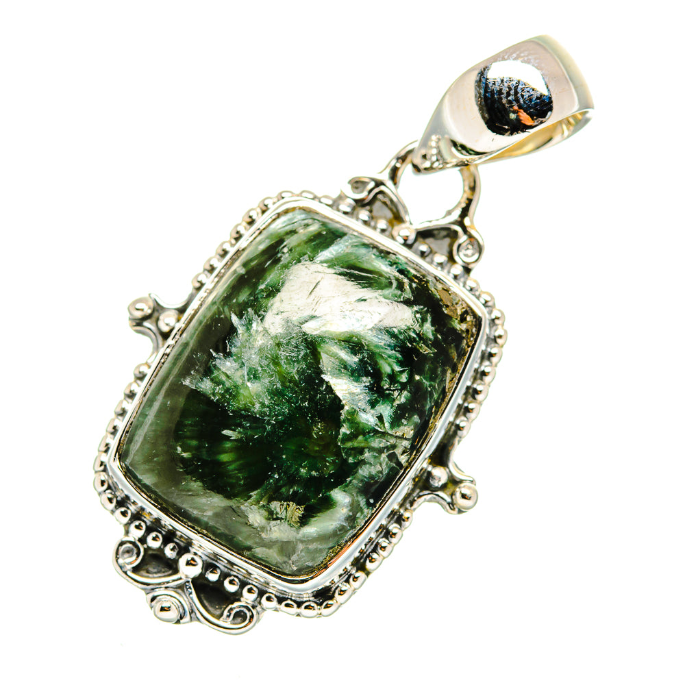 Seraphinite Pendants handcrafted by Ana Silver Co - PD11633