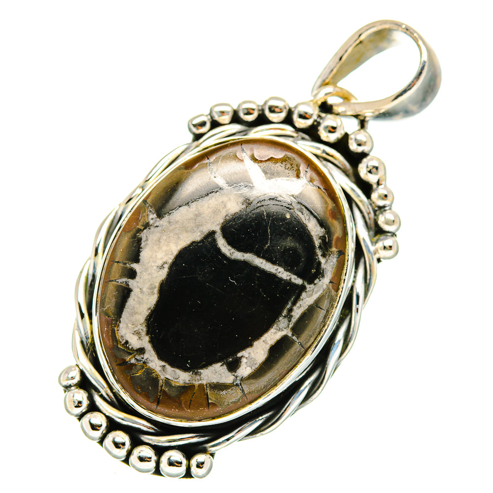 Septarian Geode Pendants handcrafted by Ana Silver Co - PD11635