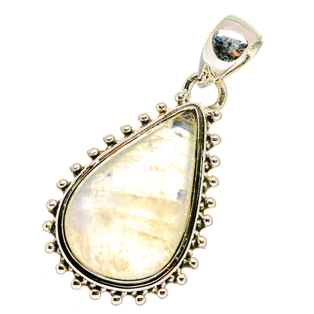 Rainbow Moonstone Pendants handcrafted by Ana Silver Co - PD11642