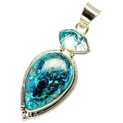 Shattuckite Pendants handcrafted by Ana Silver Co - PD11654