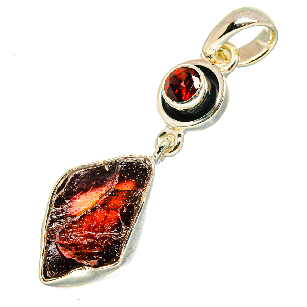 Garnet Pendants handcrafted by Ana Silver Co - PD11656