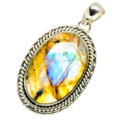 Labradorite Pendants handcrafted by Ana Silver Co - PD11669