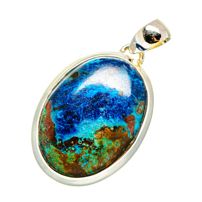 Chrysocolla Pendants handcrafted by Ana Silver Co - PD11670