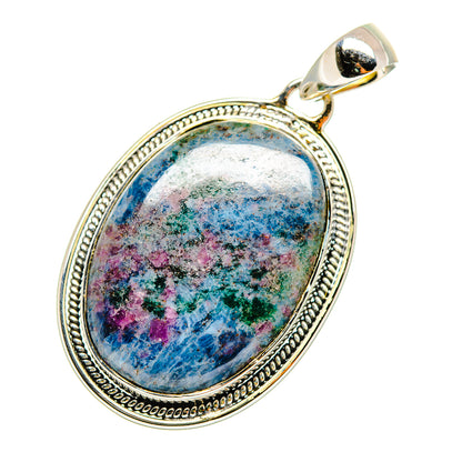 Ruby Fuchsite Pendants handcrafted by Ana Silver Co - PD11673