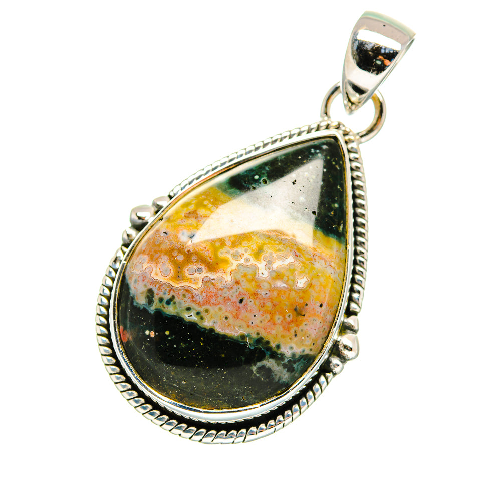 Ocean Jasper Pendants handcrafted by Ana Silver Co - PD11675