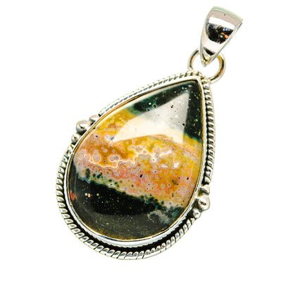 Ocean Jasper Pendants handcrafted by Ana Silver Co - PD11675