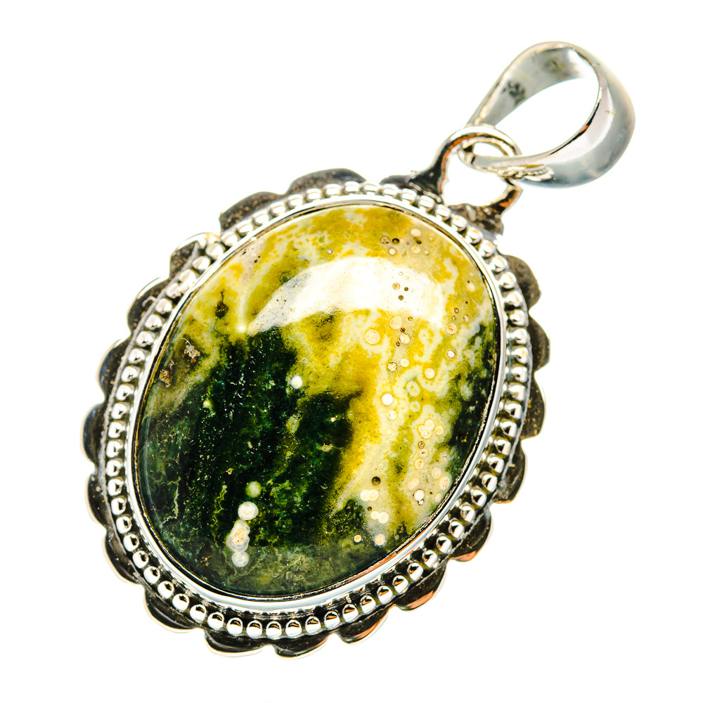 Ocean Jasper Pendants handcrafted by Ana Silver Co - PD11686
