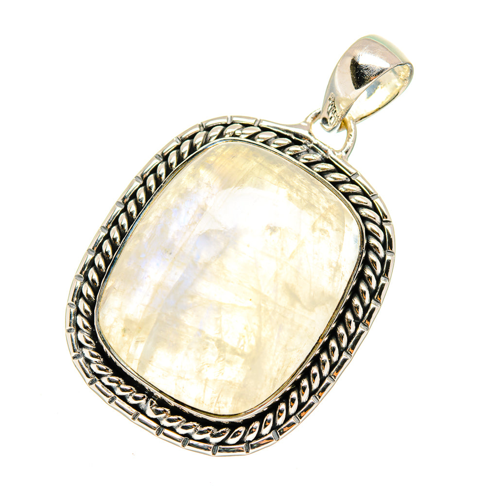 Rainbow Moonstone Pendants handcrafted by Ana Silver Co - PD11695