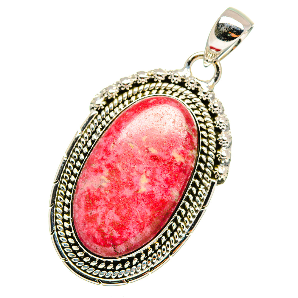 Rhodochrosite Pendants handcrafted by Ana Silver Co - PD11697