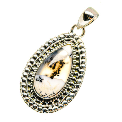 Dendritic Opal Pendants handcrafted by Ana Silver Co - PD11705