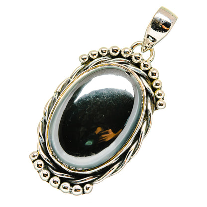 Hematite Pendants handcrafted by Ana Silver Co - PD11716