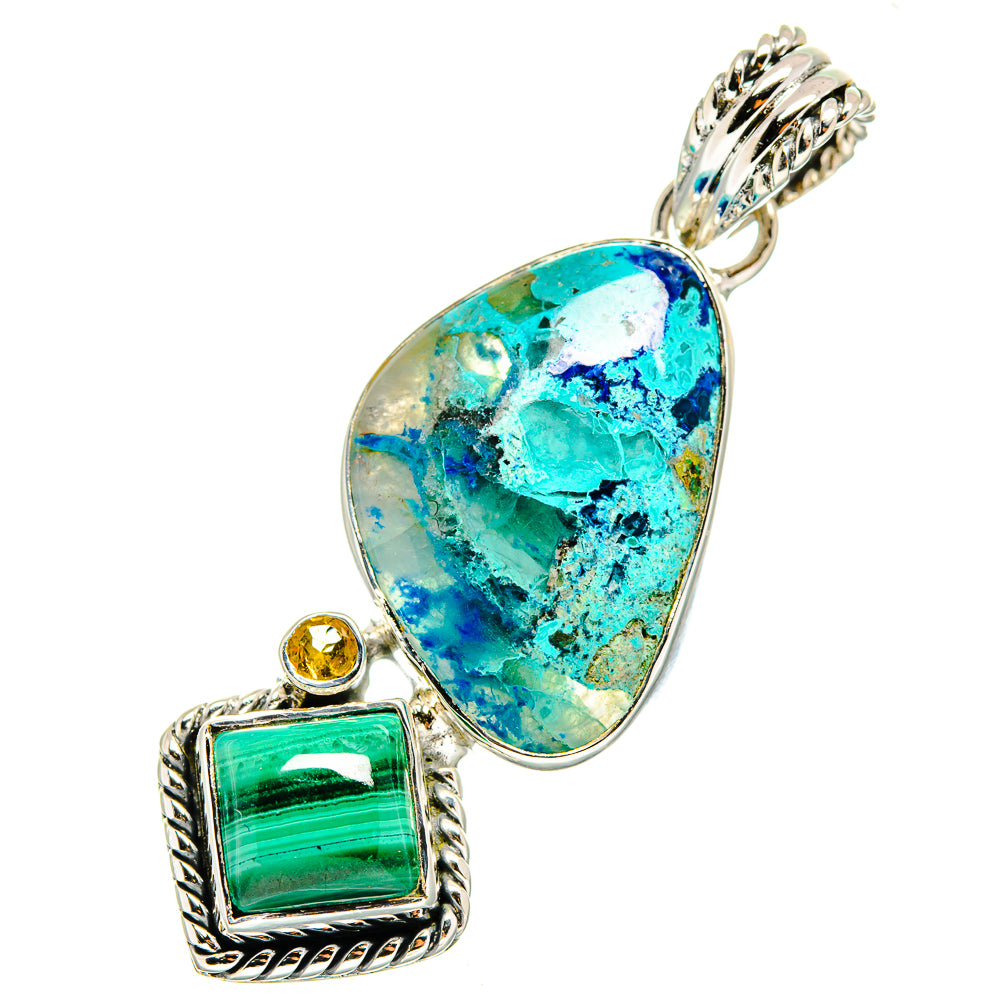 Shattuckite Pendants handcrafted by Ana Silver Co - PD11730