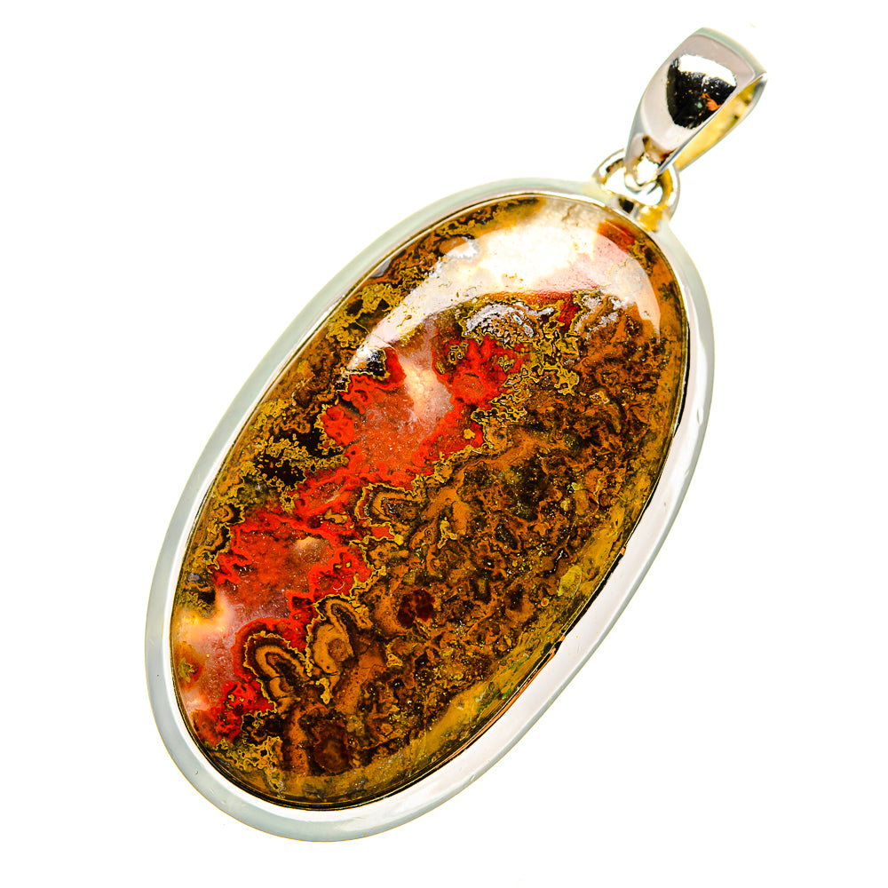 Moroccan Agate Pendants handcrafted by Ana Silver Co - PD11732