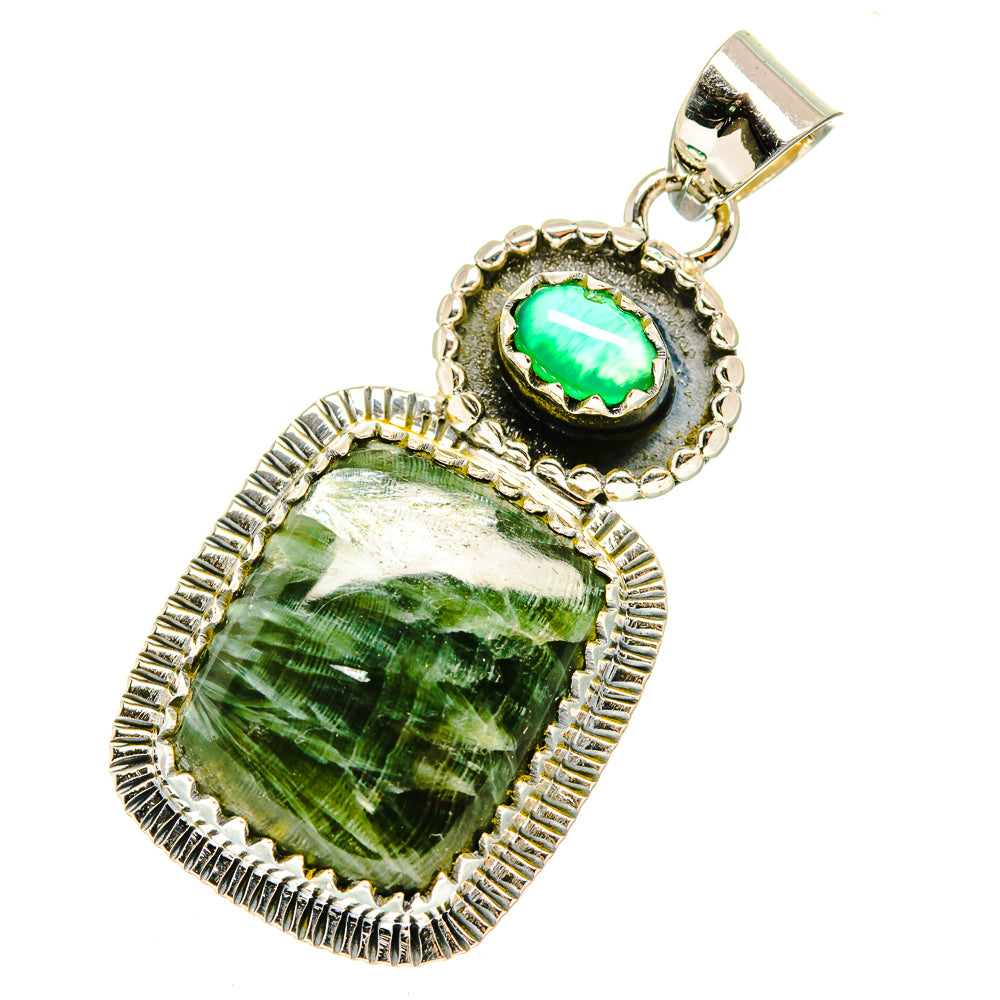 Seraphinite Pendants handcrafted by Ana Silver Co - PD11734