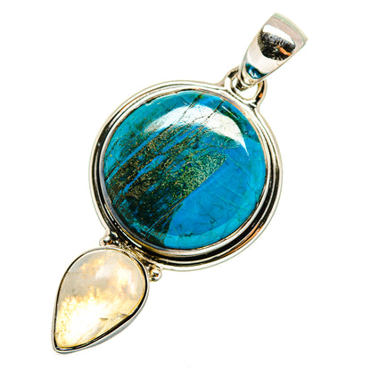 Chrysocolla Pendants handcrafted by Ana Silver Co - PD11739