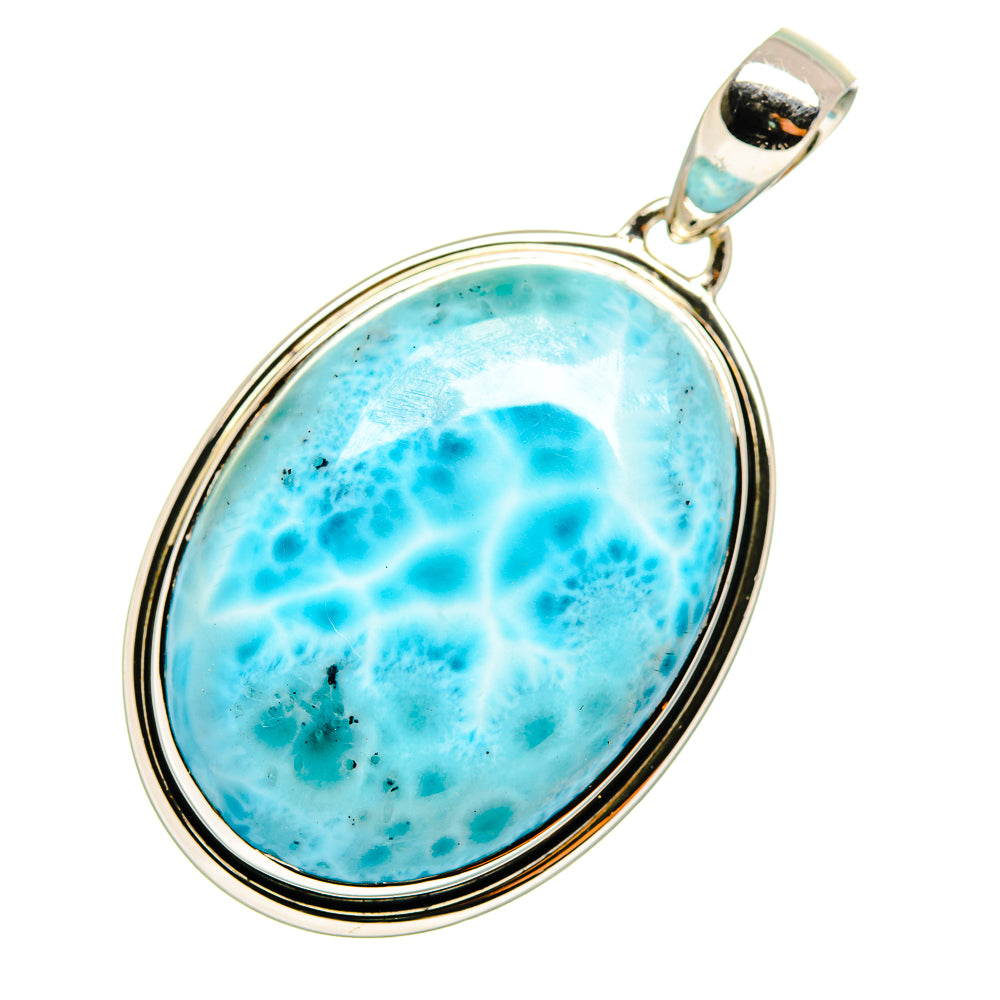 Larimar Pendants handcrafted by Ana Silver Co - PD11743