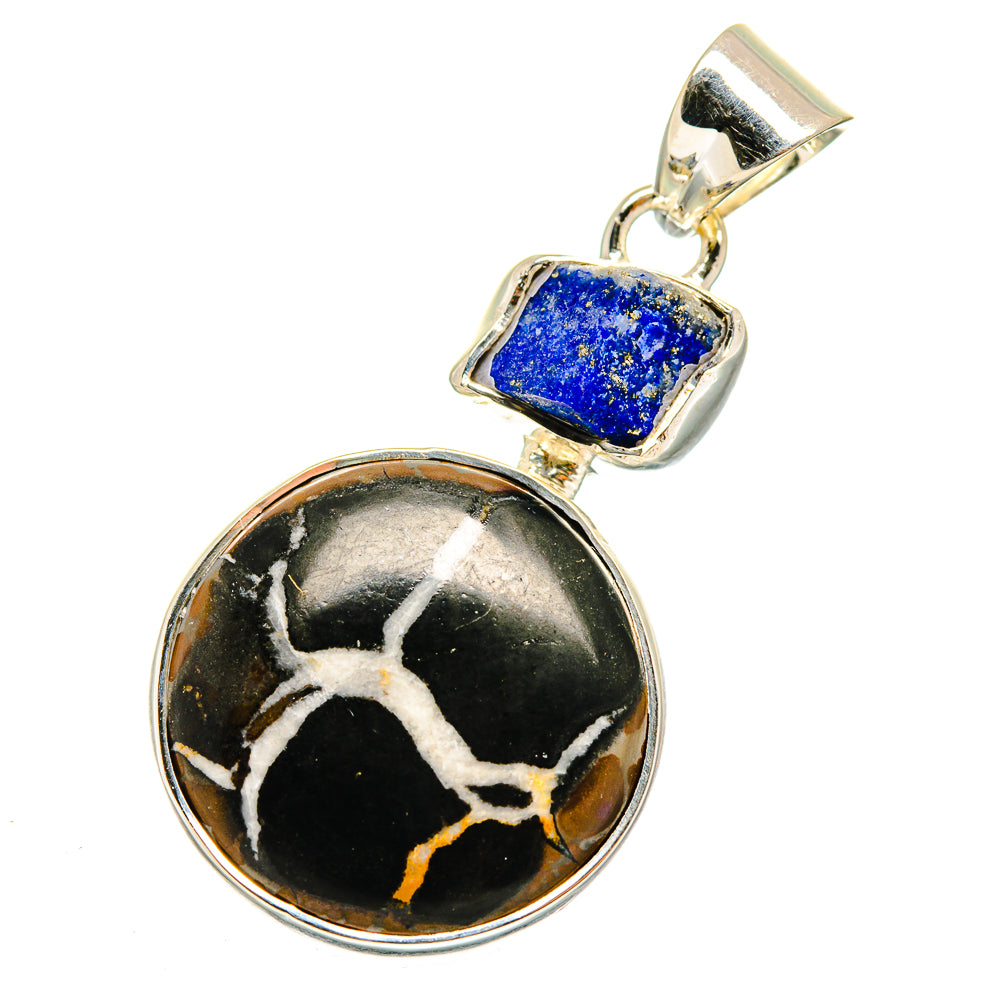 Septarian Geode Pendants handcrafted by Ana Silver Co - PD11747