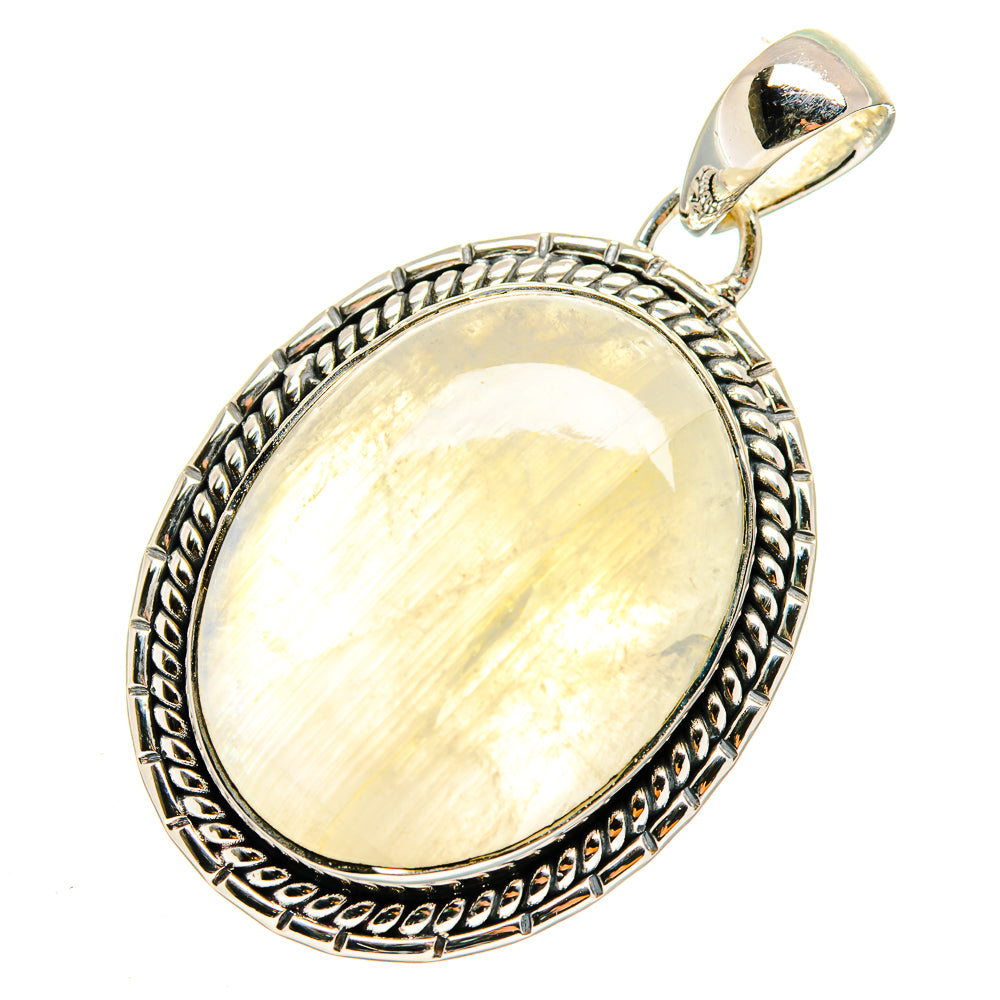 Rainbow Moonstone Pendants handcrafted by Ana Silver Co - PD11753