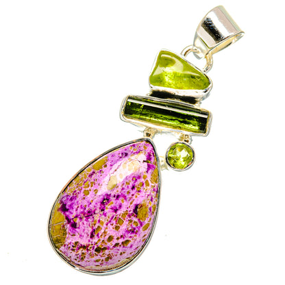 Stichtite Pendants handcrafted by Ana Silver Co - PD11764