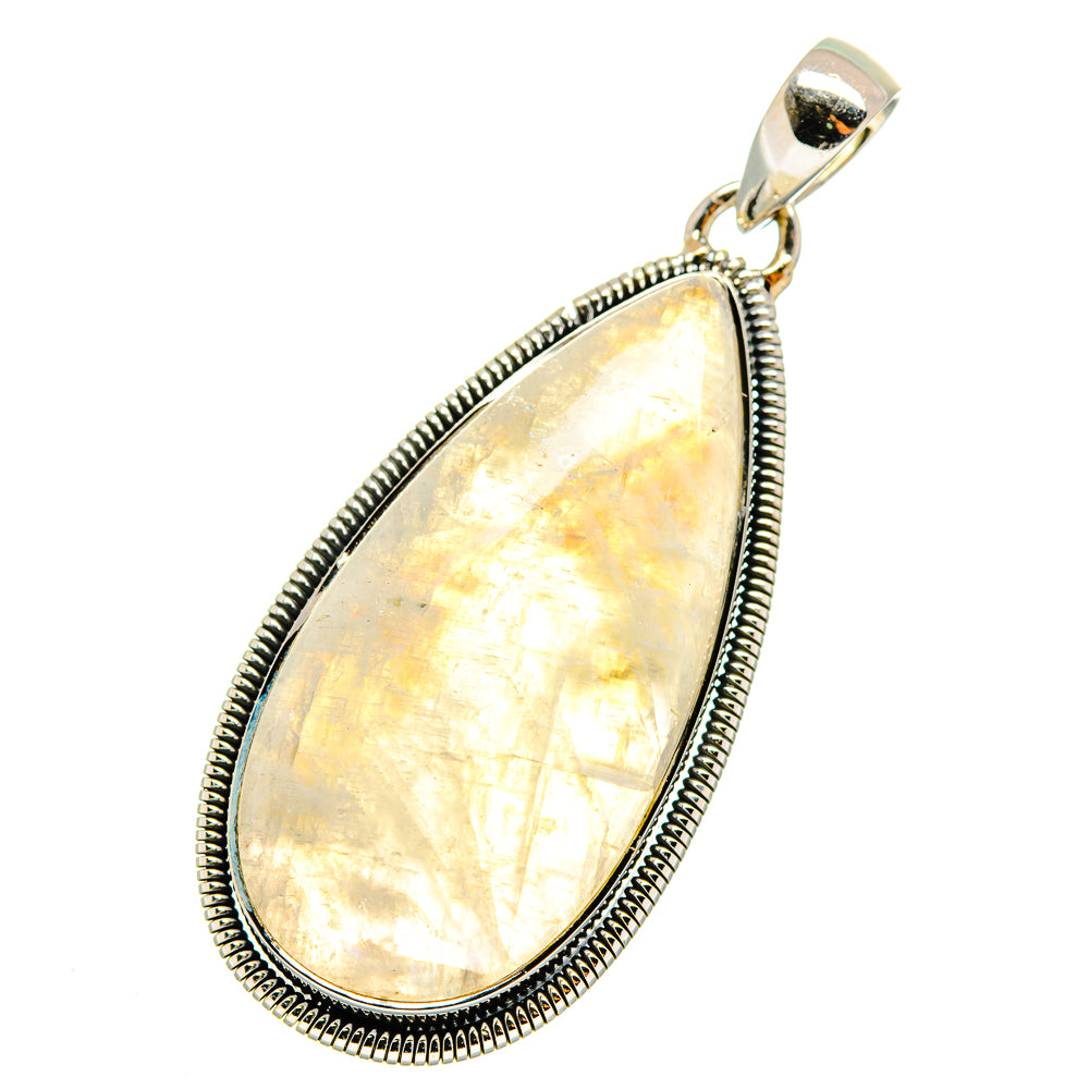 Rainbow Moonstone Pendants handcrafted by Ana Silver Co - PD11765