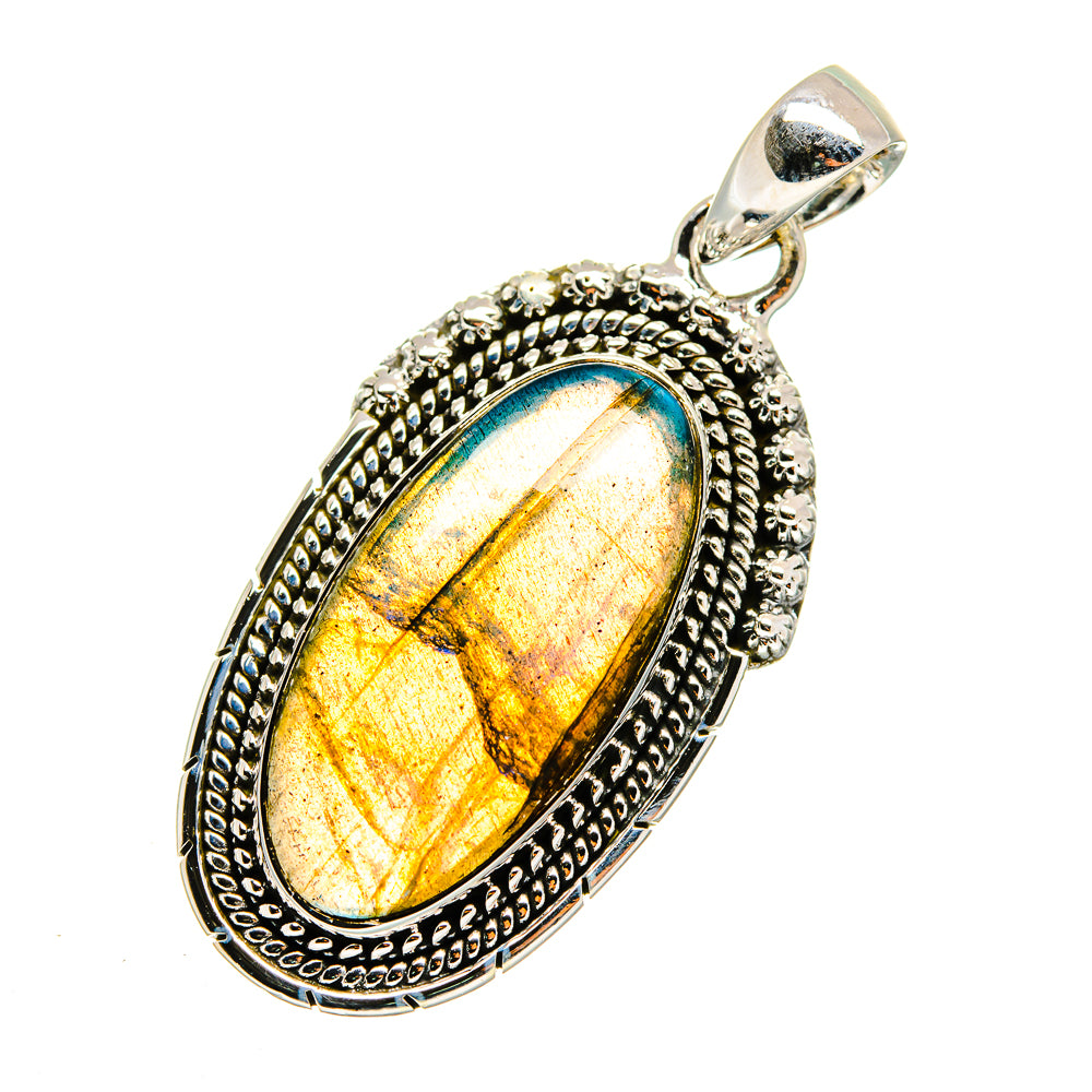 Labradorite Pendants handcrafted by Ana Silver Co - PD11767