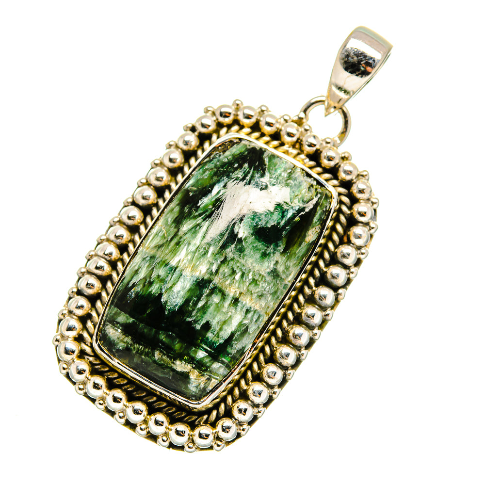 Seraphinite Pendants handcrafted by Ana Silver Co - PD11768