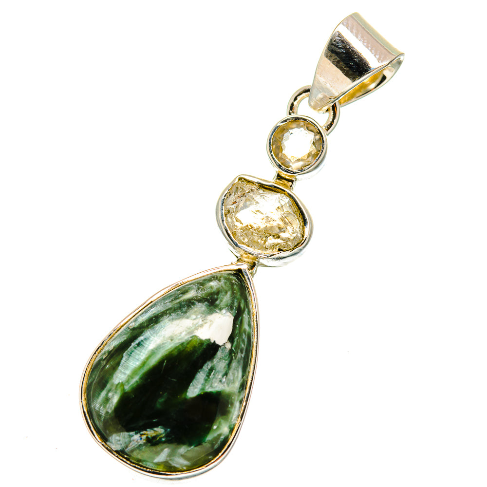 Seraphinite Pendants handcrafted by Ana Silver Co - PD11780