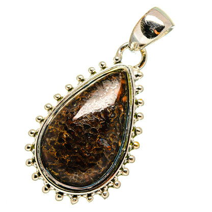 Dinosaur Bone Pendants handcrafted by Ana Silver Co - PD11781