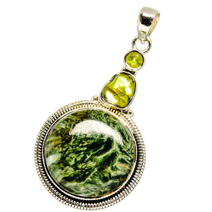 Seraphinite Pendants handcrafted by Ana Silver Co - PD11785