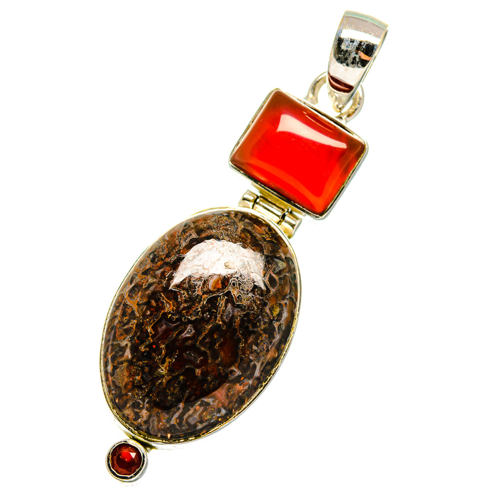 Dinosaur Bone Pendants handcrafted by Ana Silver Co - PD11788