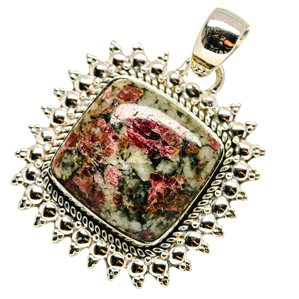 Russian Eudialyte Pendants handcrafted by Ana Silver Co - PD11790